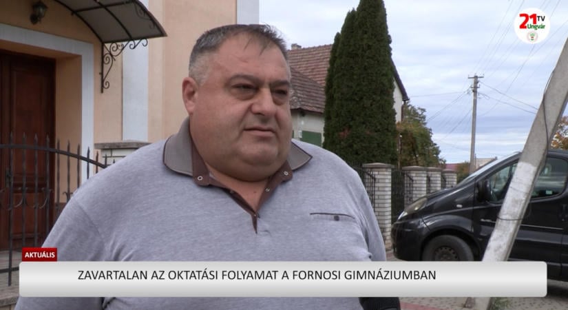 Aktuális (2026. 10. 10.) – Zavartalan az oktatási folyamat a Fornosi Gimnáziumban (videó)