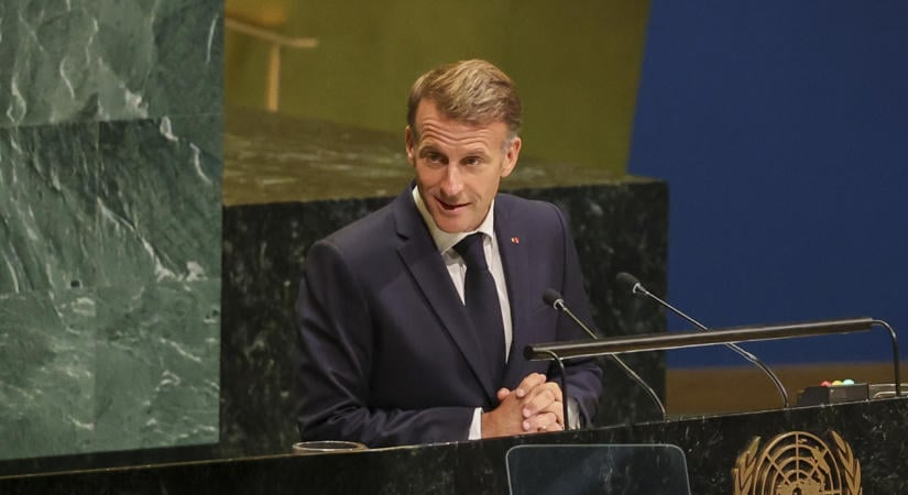 Macron: szégyenletes színjáték folyik Gázában