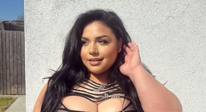 A magyar plus size modell babát vár - fotók