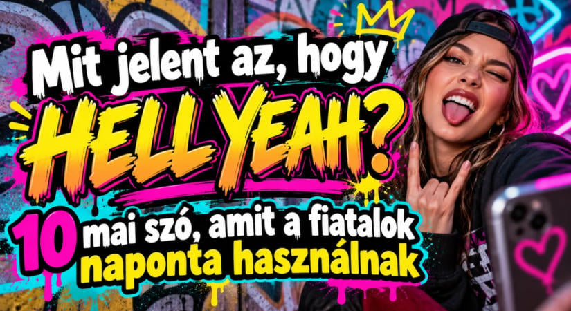 Mit jelent az, hogy HELL YEAH? 10 mai szó, amit a fiatalok naponta használnak