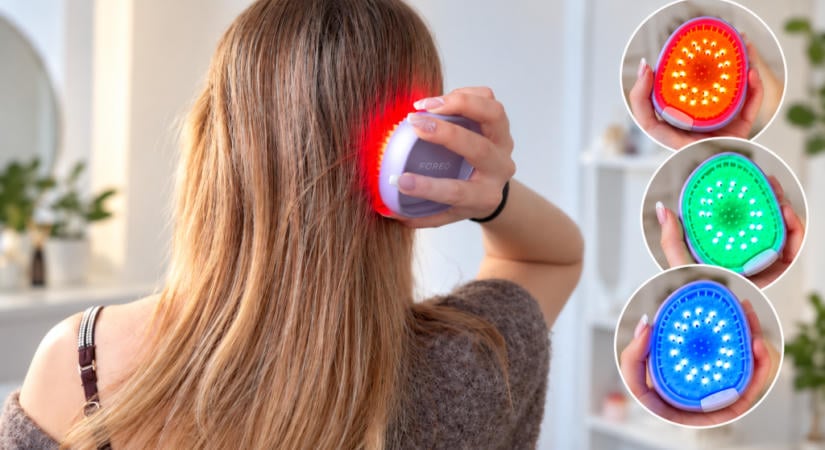 Kipróbáltuk a hajkefét, ami nemcsak kifésüli, hanem ápolja is a hajat – itt a FOREO a FLIP plus LED Detangling Hairbrush