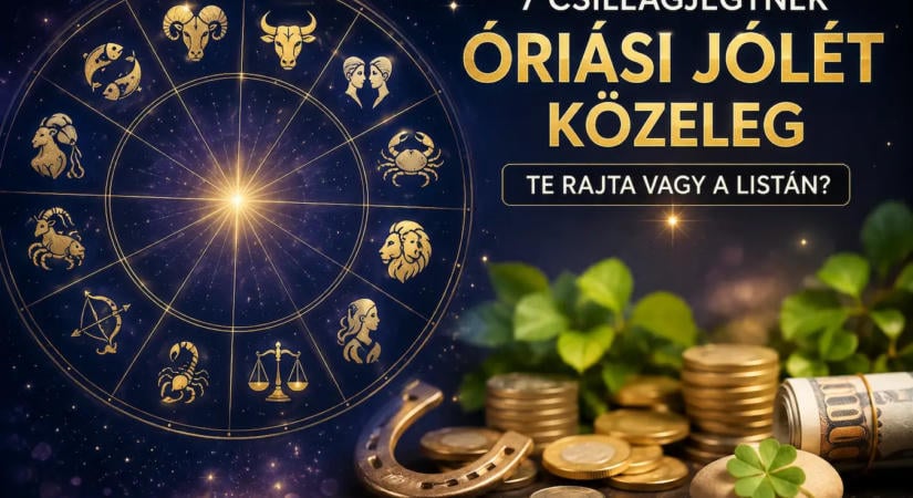 7 csillagjegynek óriási jólét közeleg, te rajta vagy a listán?