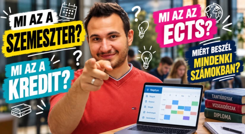 Kredit, ECTS, szemeszter – az egyetem titkos nyelve?