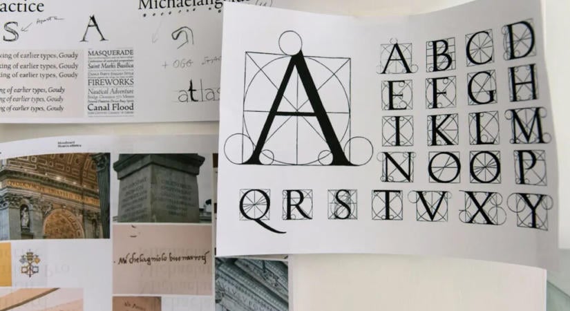 Elkészült a Michelangelo kézírását utánzó új betűtípus