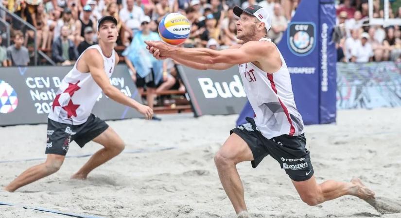 Strandröplabda Nemzetek Kupája: meg sem álltak a lettek az aranyéremig