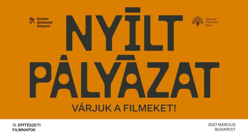 Nyílt pályázati felhívás a 19. Budapesti Építészeti Filmnapokra