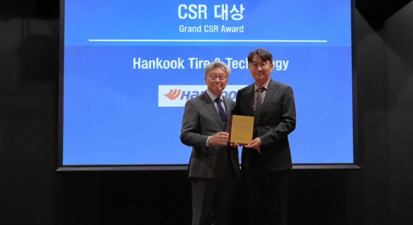 A Hankook Tire nyerte a fődíjat a magyarországi koreai vállalatok számára megrendezett 2. CSR-díjátadón