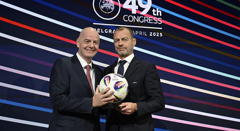Az UEFA elnöke ismét nekiment Infantinonak – Ennek nem lesz jó vége