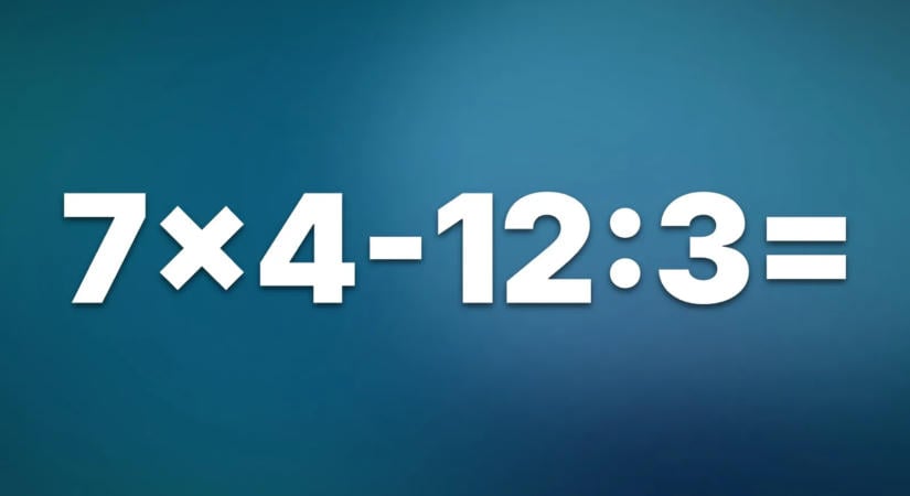 Napi matek feladat: 74-12:3. Megvan fejből?