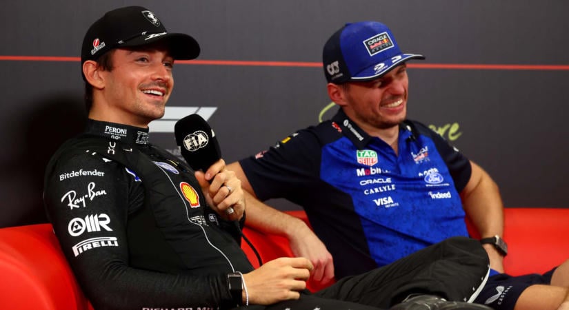 Leclerc és Verstappen a régi balhékról: „Melyik incidensre gondolsz? Volt belőlük néhány!”