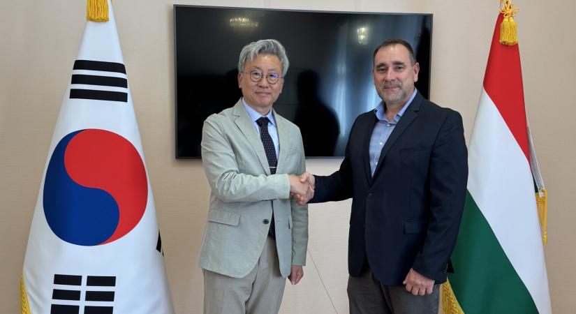 Sportdiplomáciai egyeztetés a Koreai Köztársaság magyarországi nagykövetével