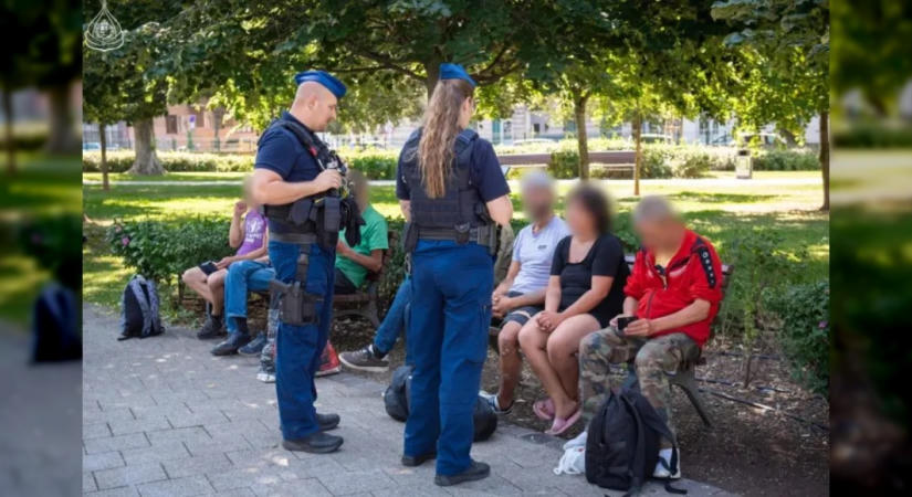 Kék sziréna: Közterületi ellenőrzés Józsefvárosban