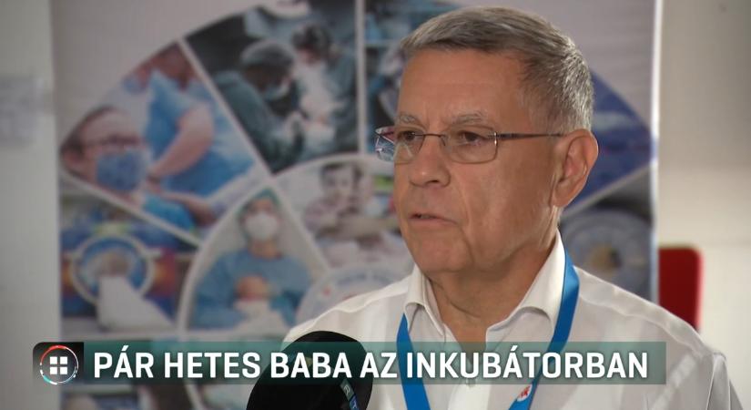 Első baba a Heim Pál Gyermekkórház babamentő inkubátorában