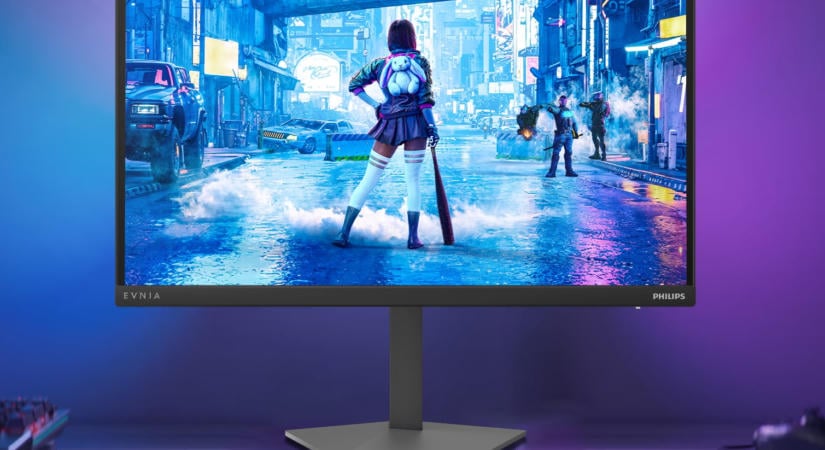 Forgalomba került a Philips 1000 Hz-es gamer monitora, az Evnia 25M4P5200T
