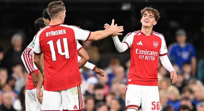 Egyetlen mozdulattal üzente meg az Arsenal csodagyereke Gyökeresnek, mit gondol róla