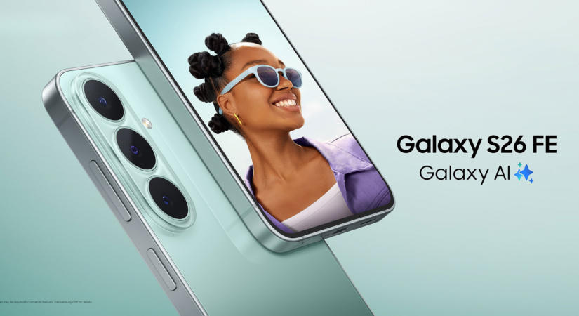 Új kamerás trükkökkel és Galaxy AI-jal mutatkozott be a Samsung Galaxy S26 FE