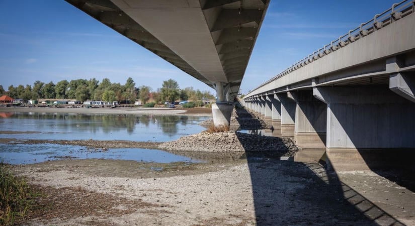 9 hónap változása egy percben: animáción a Tisza rendkívüli apadása