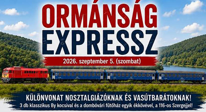 20 év után újra személyvonat hasít az ormánsági vasúton
