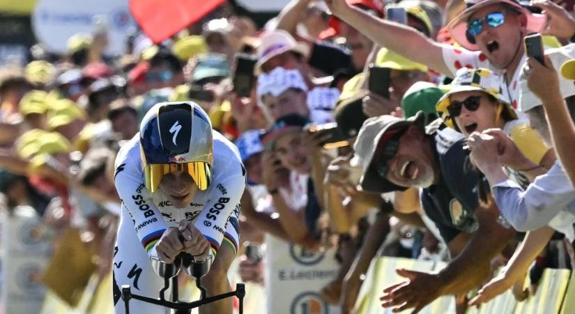 Tour de France: Evenepoel magabiztos sikere az időfutamon