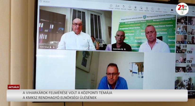 Aktuális (2026.08.04) A viharkárok felmérése volt a központi témája a KMKSZ rendhagyó elnökségi ülésének (videó)
