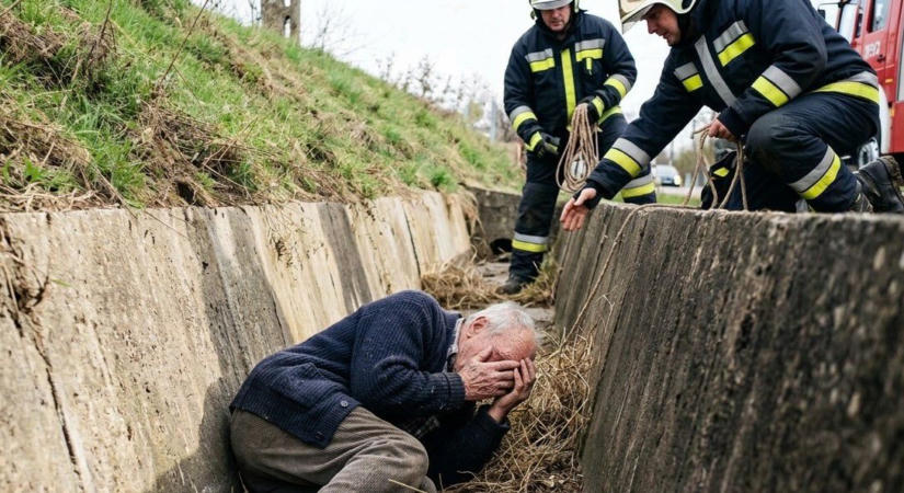 Árokba esett emberen segítettek Balmazújvárosban