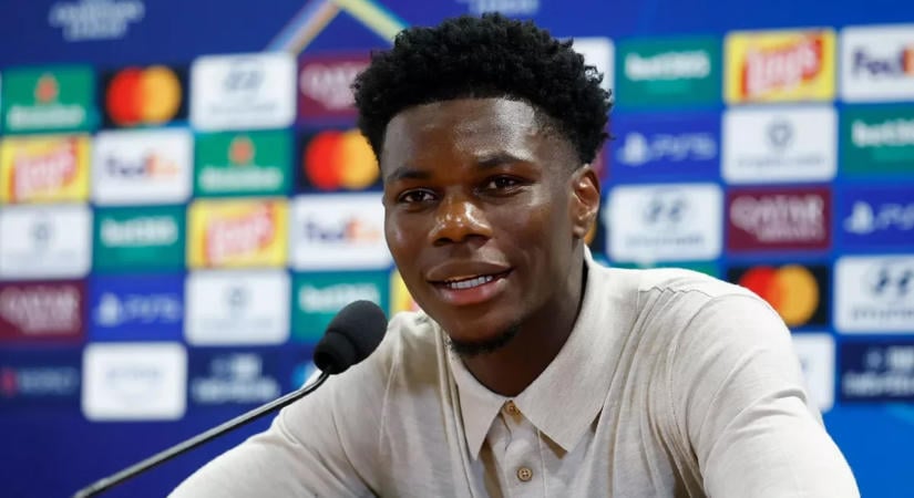 Furcsa kérdéssel provokálták Aurélien Tchouaménit a Real Madrid sajtótájékoztatóján