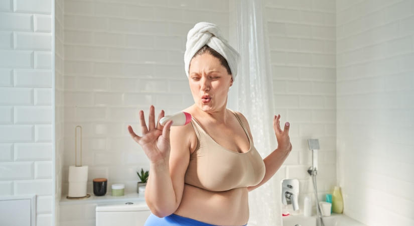 „A perimenopauza óta én is abbahagytam a dezodort, csak hagymaevés után érzem a testszagot”