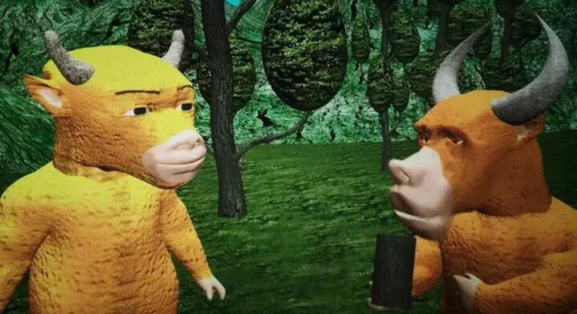 Egy gagyi animációs ökör Kína új sztárja