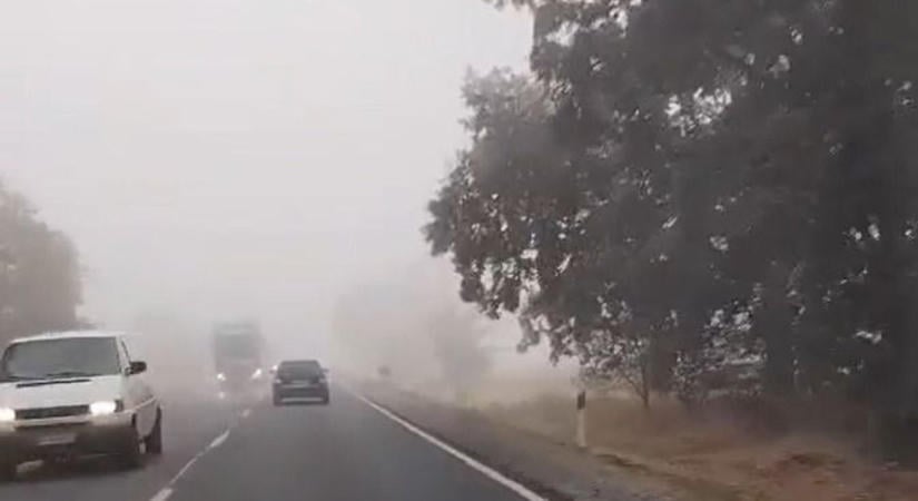Ősziesre fordult az időjárás, köd ereszkedett Hajdú-Biharra is – videóval