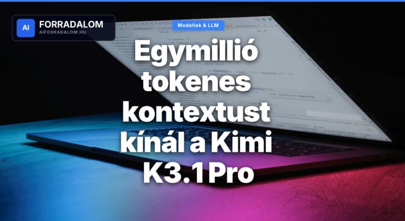 Egymillió tokenes kontextust kínál a Kimi K3.1 Pro
