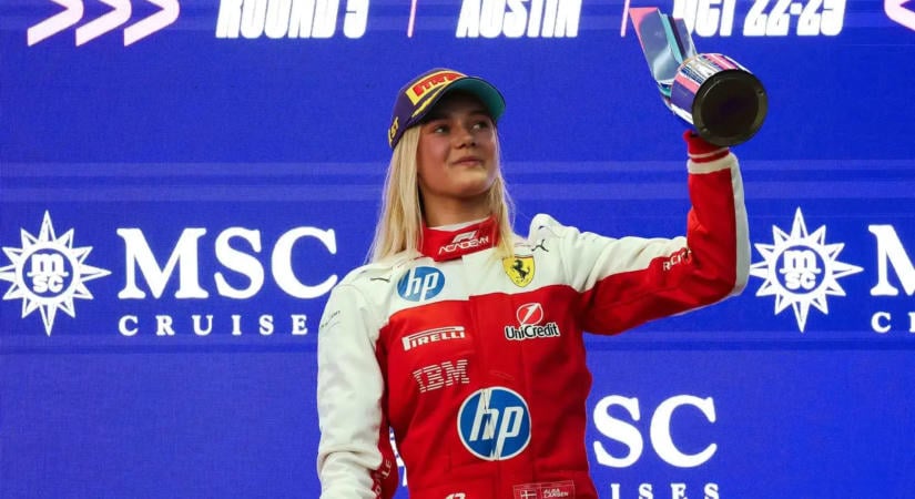 F1 Academy: Ferraris áttörés Austinban, míg 3 futammal a vége előtt már bajnok lett a Red Bull versenyzője