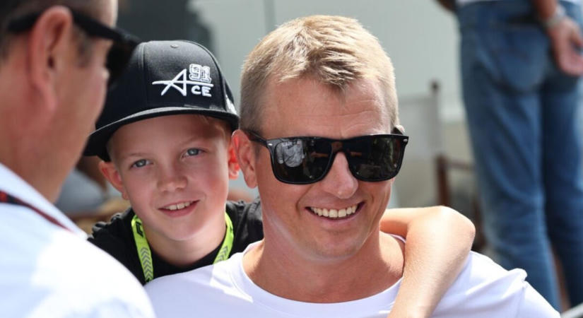 Kimi Räikkönen fia előtt már az F1-es ajtók is nyitva állnak