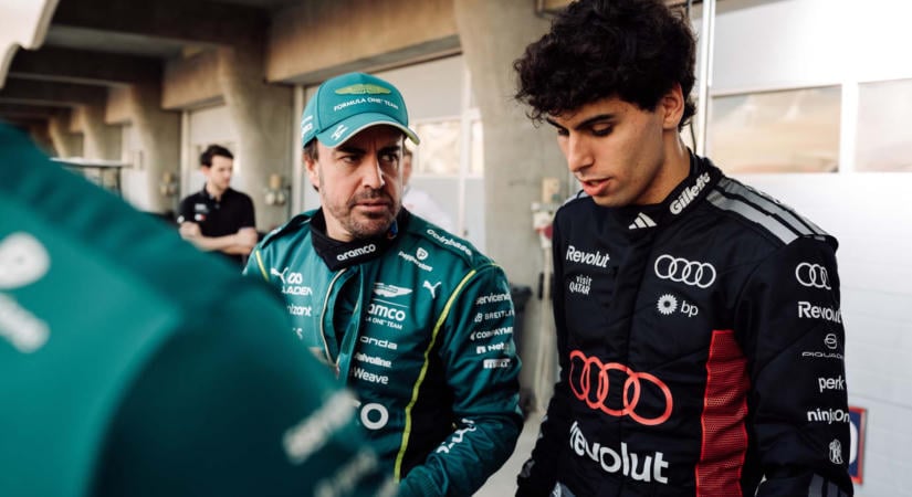 Bortoleto elárulta, milyen Fernando Alonso a kamerák mögött