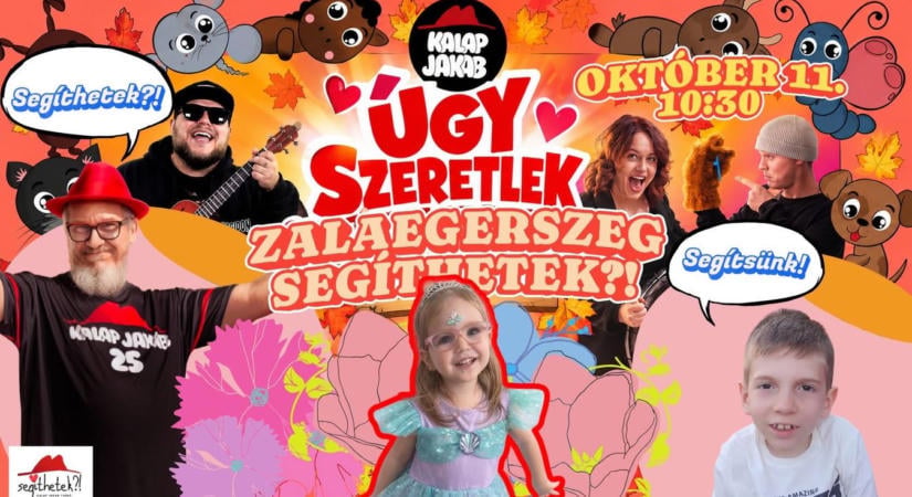 Hatalmas összefogás készülődik Zalaegerszegen: Zente és a Kalap Jakab Zenekar együtt lép színpadra a 3 éves SMA-s Jázminért