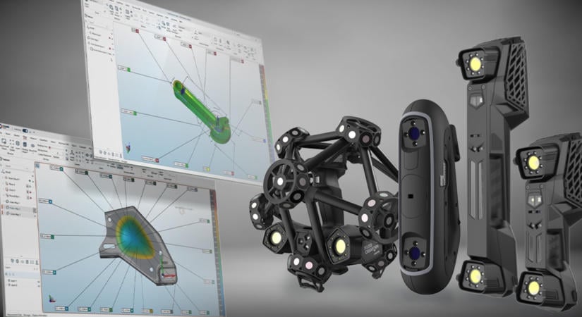 FARO CREAFORM kézi 3D szkennerek kompatibilitását és új öntvényvizsgálati funkciókat hoz a CAM2-be