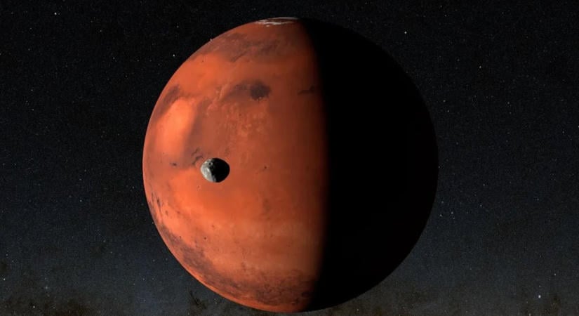 A Phobos hatalmas krátere árulhatja el, hogyan született meg a Mars különös holdja