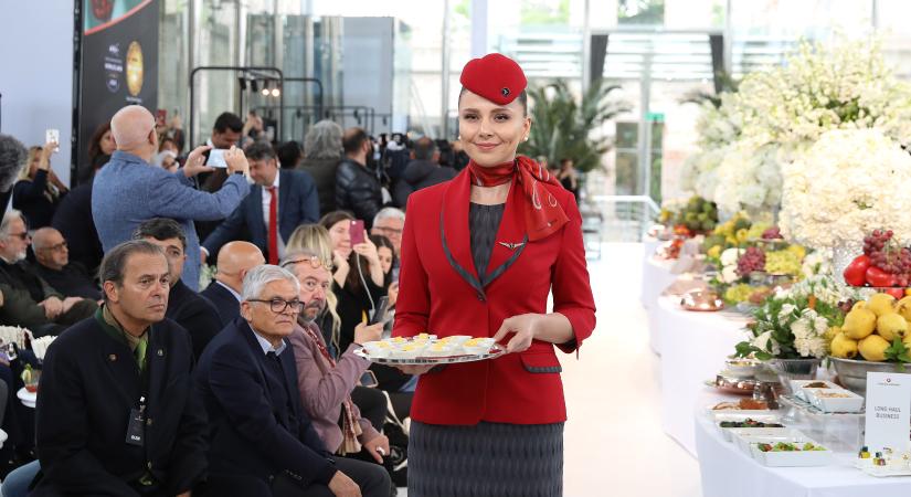 Ételshow a Turkish Airlines fedélzetére
