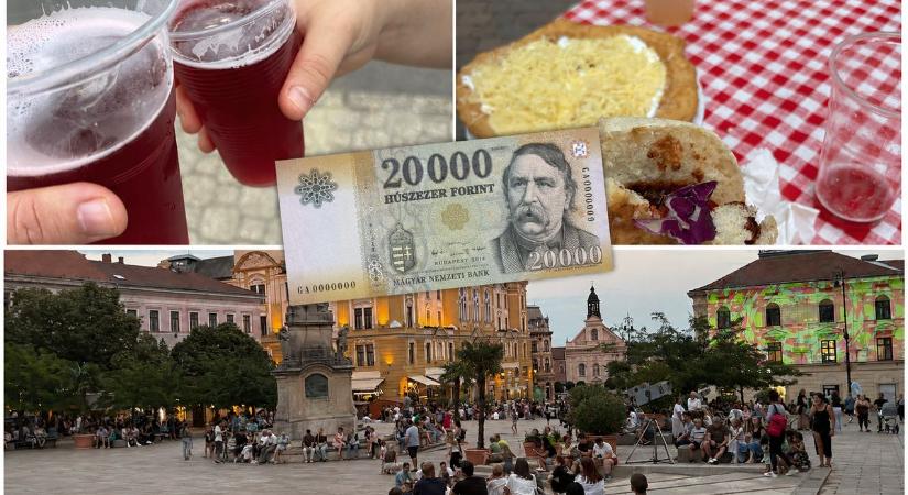 Elő a pénztárcákkal: lángos, hamburger, sör, bor, pálinka – mutatjuk a fényfesztivál árait (VIDEÓFOTÓK)