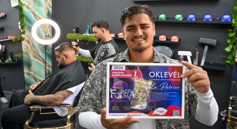 Ez már hivatalos: a győri barber a legnépszerűbb az egész országban - Fotók