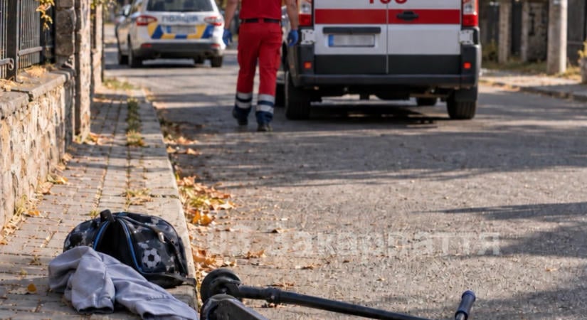 Újabb rollerbaleset: 11 éves kislány sérült meg a Munkácsi járásban