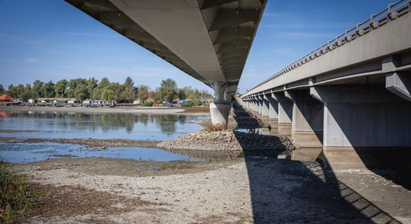 9 hónap változása egy percben: animáción a Tisza rendkívüli apadása
