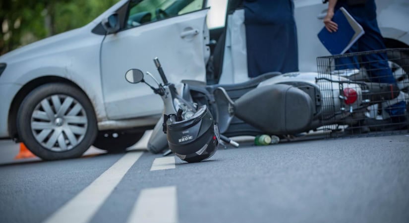 Ijesztő motorbaleset történt a baranyai halálúton