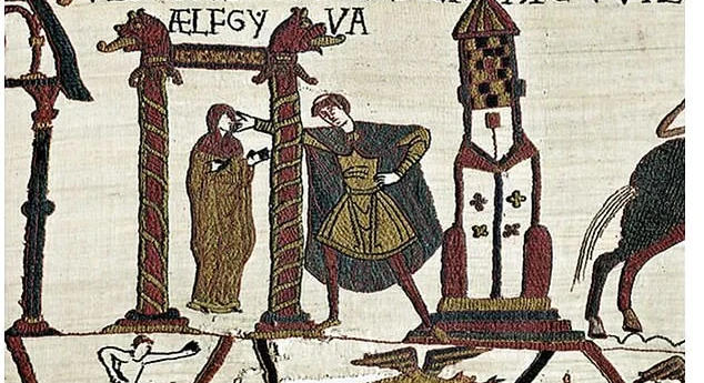 Királyi szexbotrányt ábrázolhat a Bayeux-i falikárpit rejtélyes jelenete