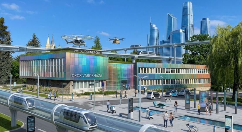 Megkérdeztük az AI-t: milyen lesz a Bakony fővárosa szűk 25 év múlva? (képek)