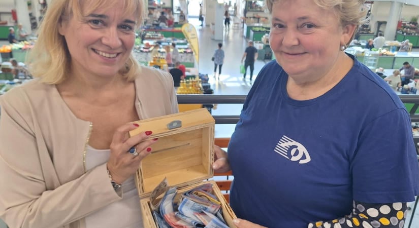 Percek alatt elfogyott a lecsó és a csülökpörkölt, több mint 330 ezer forint gyűlt össze a hétvégén a győri vásárcsarnokban