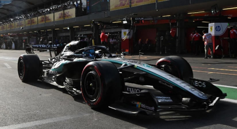Autót tört az F1-éllovas a bakui időmérőn