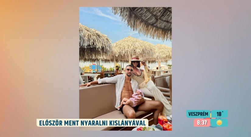 Babával is lehet pihenni? Megyeri Csilla megmutatta, hogyan