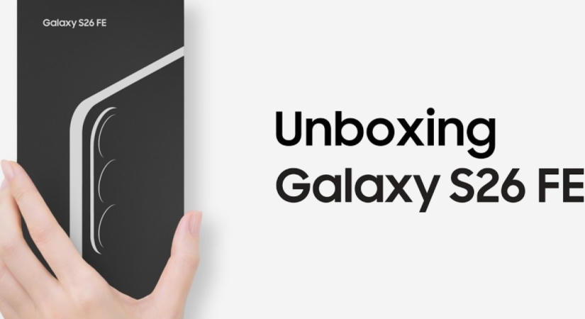Hivatalos a Samsung Galaxy S26 FE - és itt van a hivatalos kidobozolós videója is