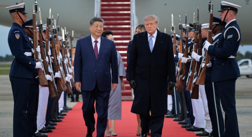 Washingtonon a világ szeme: megkezdődött Trump és Hszi találkozója