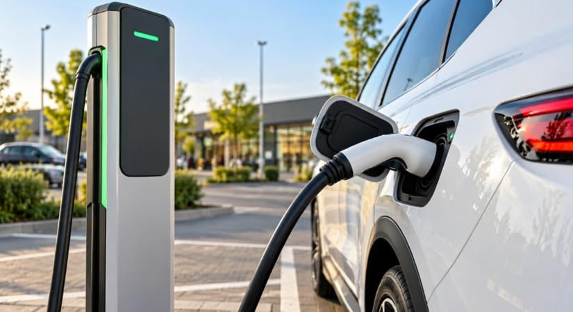 Új rendszerre állnak át a Lidl elektromosautó-töltői